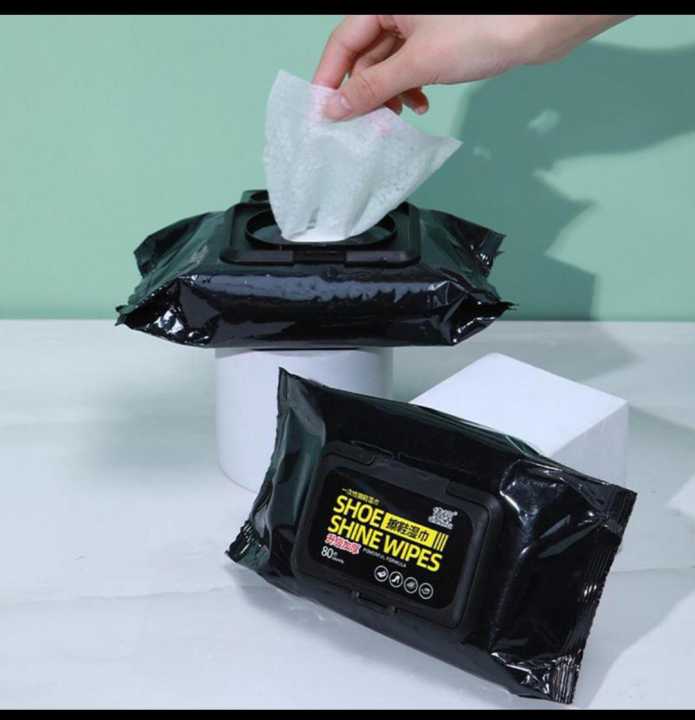 Instant Shoe Cleaning Wipes – 80 Count